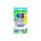 BOLIGRAFO MARCA PAPER MATE KILOMETRICO PUNTA 1 MM PLASTICO RECICLADO 80% BLISTER DE 3 NEGROS / 3