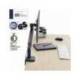 BRAZO PARA MONITOR LEITZ ERGO SPACESAVING COLOR GRIS OSCURO