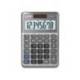 CALCULADORA MARCA CASIO MS-80F SOBREMESA 8 DIGITOS TAX +/- COLOR PLATA