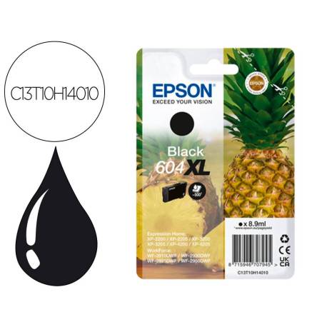 CARTUCHO INK-JET EPSON 604XL COLOR NEGRO C13T10H14010