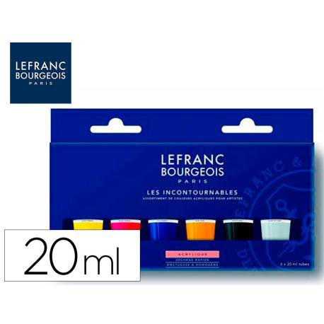 PINTURA ACRILICA MARCA L&B BOTE DE 80 ML CAJA DE 5 UNIDADES COLORES SURTIDOS