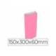 SOBRE PAPEL BASIKA CELULOSA COLOR ROSA CON FUELLE S 150X300X60 MM PAQUETE DE 25 UNIDADES