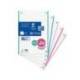 RECAMBIO MARCA OXFORD DIN A4 100 HOJAS + 20 HOJAS GRATIS 90GR HORIZONTAL 4 TALADROS CON BANDA COLORES PASTEL