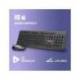 SET TECLADO Y RATON NGS MULTIMEDIA INALAMBRICO USB NANO 2,4 GHZ COLOR NEGRO