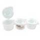 VASO PARA MEZCLA PINTURAS MILAN TRIPLE CON TAPA 70 ML 3UDS