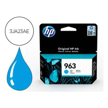 CARTUCHO INK-JET HP 963 COLOR CIAN 3JA23AE