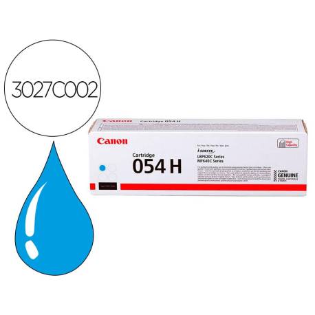 Toner Canon 054 H color Cian Alta Capacidad