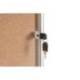 VITRINA DE ANUNCIOS MARCA BI-OFFICE FONDO CORCHO DE INTERIOR MARCO DE ALUMINIO 720X981 MM