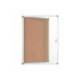 VITRINA DE ANUNCIOS MARCA BI-OFFICE FONDO CORCHO DE INTERIOR MARCO DE ALUMINIO 720X981 MM