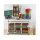 ORGANIZADOR DE ARMARIO EXACOMPTA NEGRO MULTICOLOR VERTICAL 5 COMPARTIMENTOS 300X288X255 MM