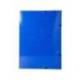 CARPETA EXACOMPTA GOMAS CARTON 600 GR TRES SOLAPAS DIN A3 COLORES SURTIDOS