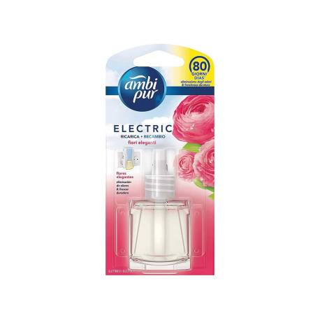 Ambientador ambipur electrico flores elegantes recambio 21,5ml.