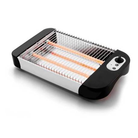 TOSTADOR MARCA LACOR PLANO POTENCIA 600W CON BANDEJA RECOGEMIGAS 36X21X6,5 CM