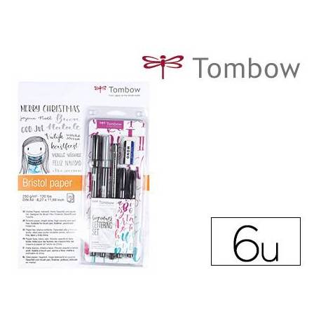 Set caligrafia Tombow Lettering Beginner para principiantes con 6 piezas