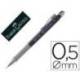 PORTAMINAS FABER CASTELL 0.5 MM APOLLO RETRACTIL AZUL OSCURO