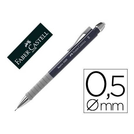 PORTAMINAS FABER CASTELL 0.5 MM APOLLO RETRACTIL AZUL OSCURO