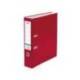 Archivador de palanca Elba Carton forrado PVC Folio Lomo de 80 mm Rojo