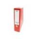 Archivador de palanca Elba Carton forrado PVC Folio Lomo de 80 mm Rojo
