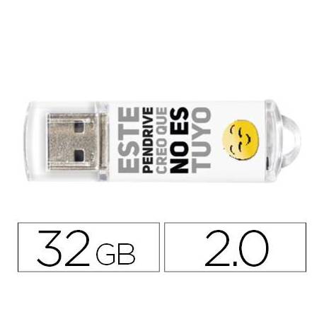 MEMORIA USB MARCA TECHONETECH FLASH DRIVE 32 GB 2.0 NO ES TUYO