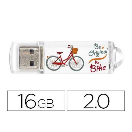 Memoria Flash USB Technotech 16 GB Be Bike