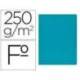 Subcarpeta Gio Folio 250 gr Cartulina azul
