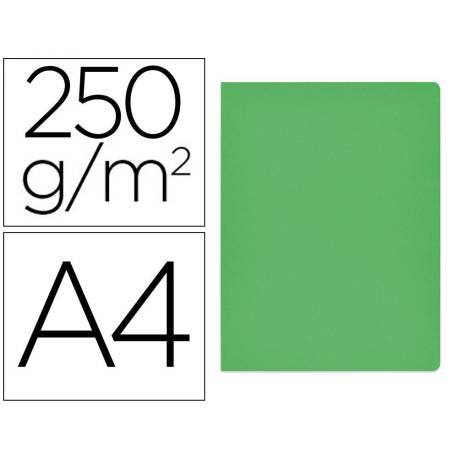Subcarpeta Gio DIN A4 250 gr Cartulina Verde