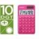 Calculadora Bolsillo Casio SL-310UC-RD con 10 digitos Fucsia