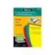 Tapa de Encuadernacion PVC Fellowes DIN A4 Color Opaco Negro 180 micras pack 100 uds