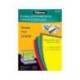 Tapa de Encuadernacion PVC Fellowes DIN A4 Color Opaco Negro 180 micras pack 100 uds