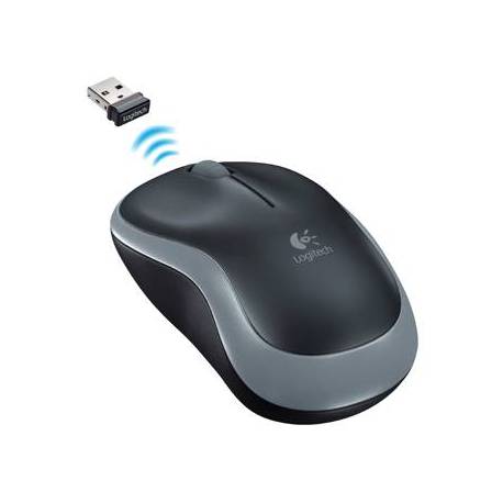 Raton Logitech M185 Nano Inalambrico Gris