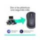 Raton Logitech M185 Nano Inalambrico Gris