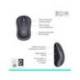 Raton Logitech M185 Nano Inalambrico Gris