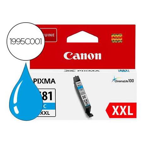 Cartucho Canon 581 XXL Pixma Cian 1995C001