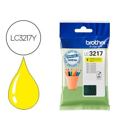 Cartucho Brother color amarillo LC3217Y mfcj6530 / mfcj6935