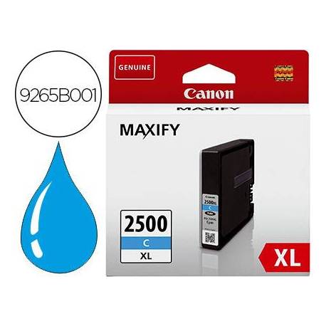 Cartucho Canon PGI-2500 XL Maxify cian 9265B001