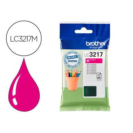 Cartucho Brother color magenta LC3217M mfcj6530 / mfcj6935