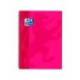 Bloc Oxford Folio School Classic Cuadricula 4 mm 80 hojas Fucsia