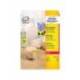 Etiqueta adhesiva Avery 38,1x21,2 mm Amarillo fluorescente Removible caja de 1625