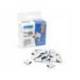 Supaclips metalicos Rapesco Blanco
