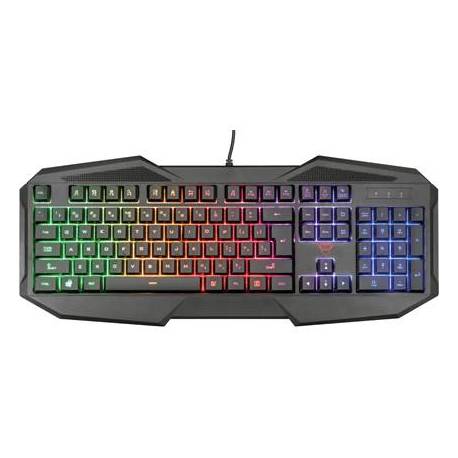 Teclado gaming con cable 1,4 m Trust Gxt 830-RW Avonn Iluminación Rainbow