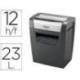 Destructora de documentos Rexel Momentum X312 en confeti 12 hojas 23 L Nivel de seguridad 3 Negro