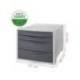 Modulo 4 cajones sobremesa Esselte verde
