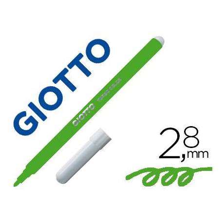 Rotulador Giotto Turbo Punta Media Lavable Verde