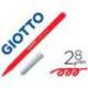 Rotulador Giotto Turbo Punta Media Lavable Rojo