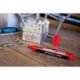 Rotulador permanente Edding 330 negro punta biselada 1-5mm recargable
