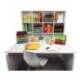 Fichero cajones sobremesa Exacompta Iderama Arlequin con 6 cajones multicolores 270x355x271 mm.