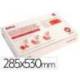 FORRALIBRO MARCA APLI PVC CON SOLAPA AJUSTABLE ADHESIVO 285X295 MM