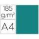 Cartulina Gvarro color verde menta A4 185 g/m2 Paquete 50