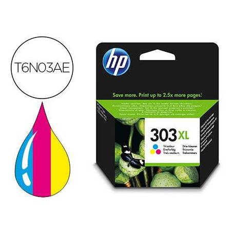 CARTUCHO INK-JET HP 303XL TRICOLOR T6N03AE