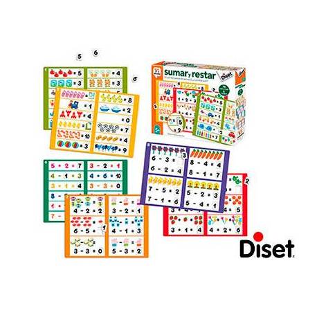 Juego educativo a partir de 5 años Sumar y restar Diset